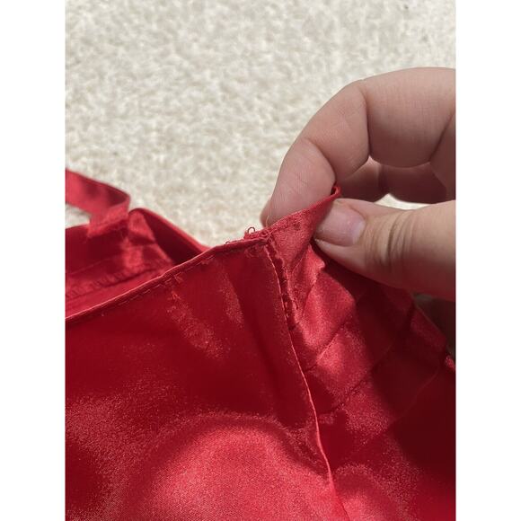 Vintage Lucie Ann II Red Satin Cami Intimate Top Size 36 VTG - Picture 7 of 9